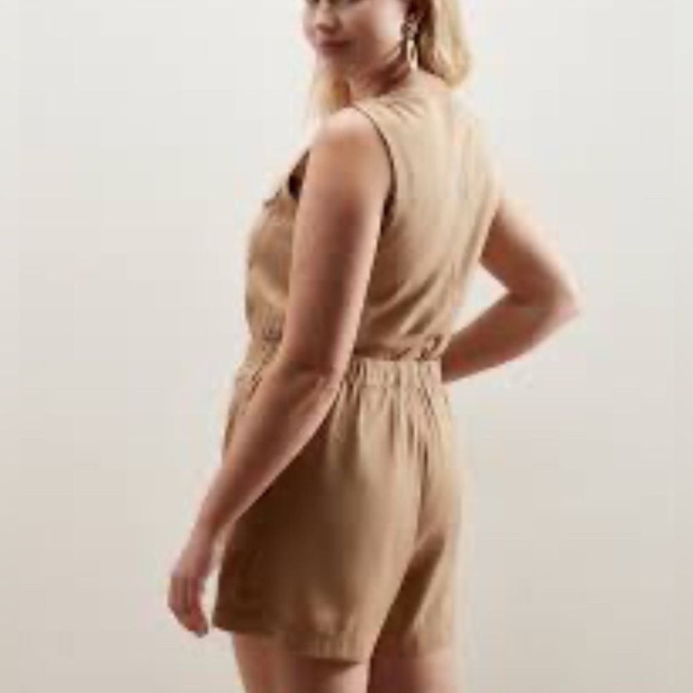 Banana Republic tencel utility romper size large